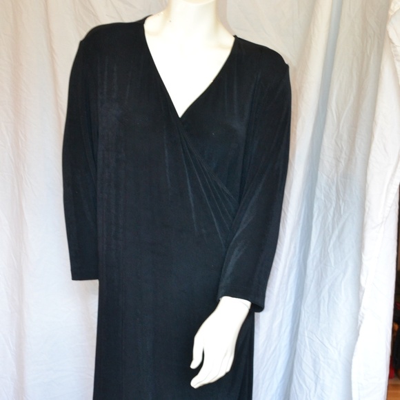 Chicos travelers rosemary wrap dress 3 16 blue new - Picture 2 of 4